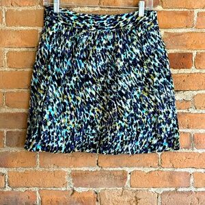 LOFT size 0 multi-color skirt